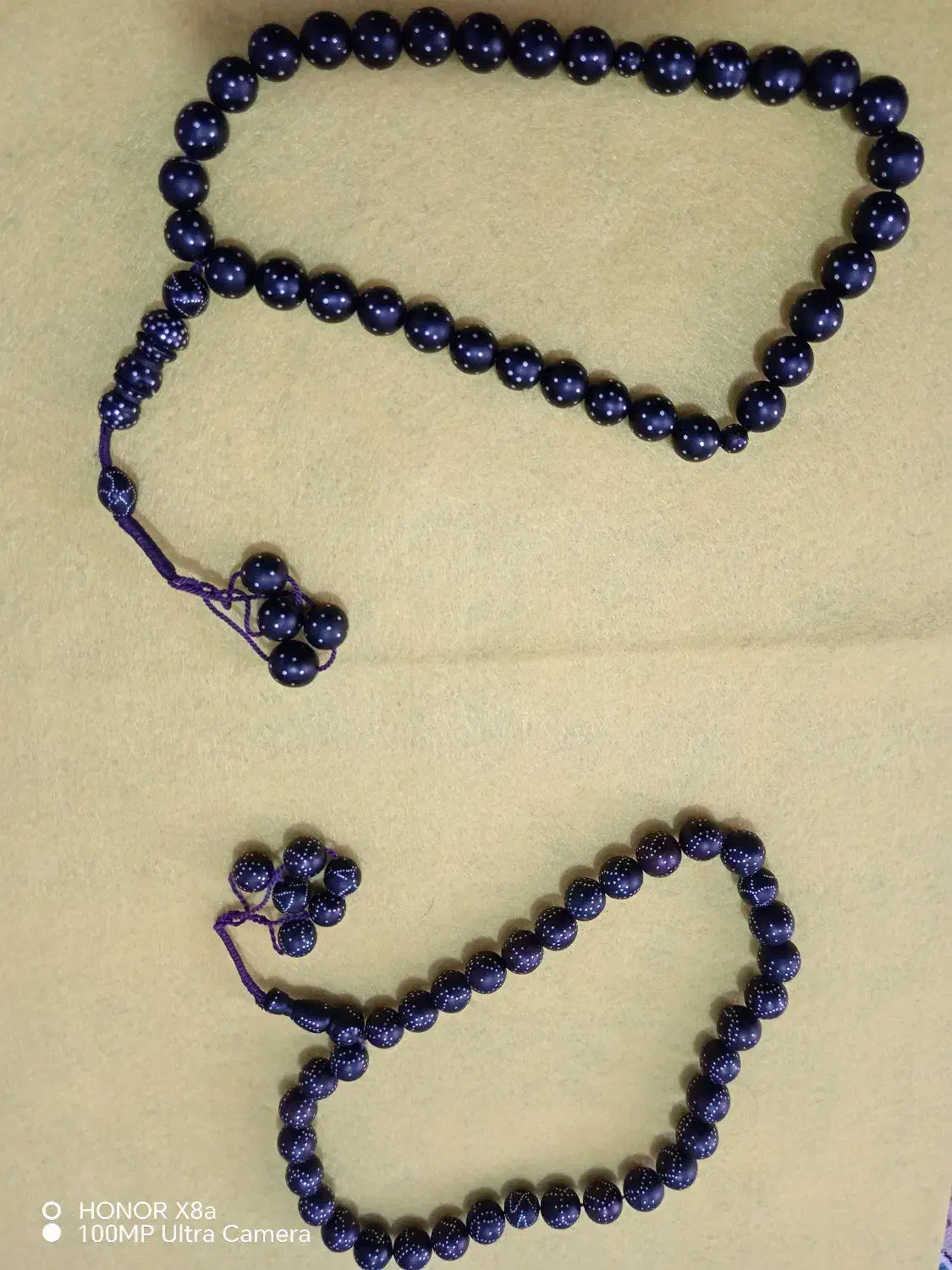 تسبیح دست ساز با هسته خرمای وحشی|کلکسیون اشیاء عتیقه|بیرجند, |دیوار