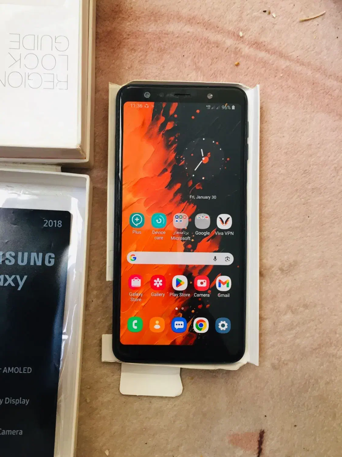 گوشی a7 2018 سامسونگ|موبایل|جوادآباد, |دیوار