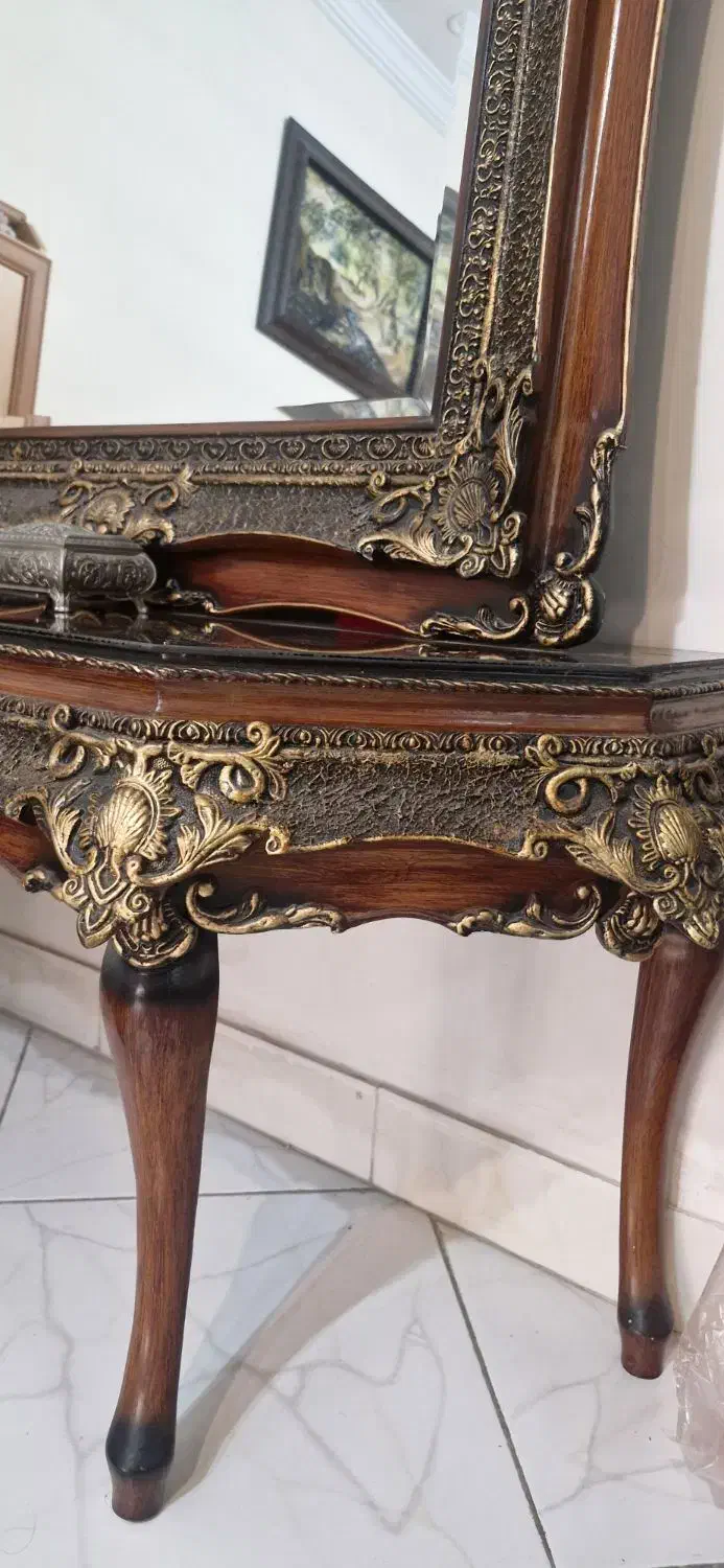 آیینه و کنسول چوبی|آینه|تهران, سردارجنگل|دیوار