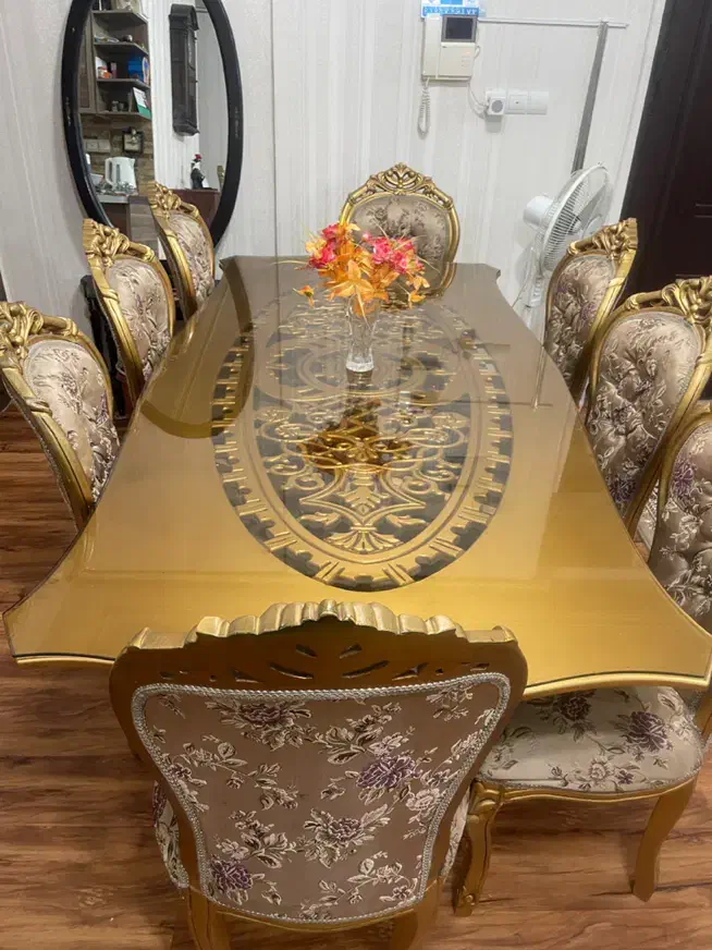 میز نهارخوری ۸ نفره|میز و صندلی غذاخوری|اهواز, کوروش|دیوار