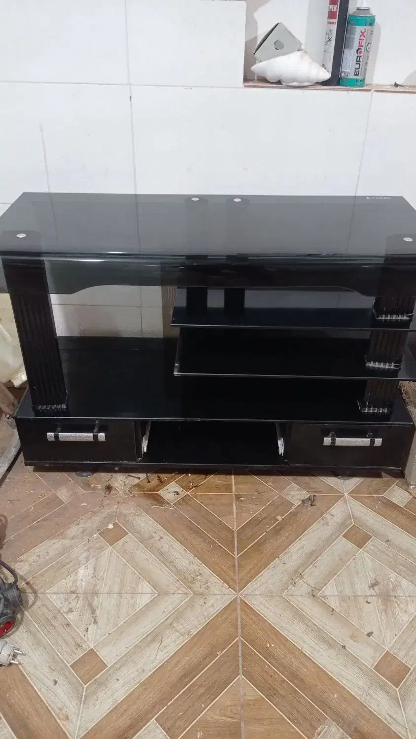 میز تلوزیون شیشه ای ترکیه 200|میز تلویزیون|مرند, |دیوار