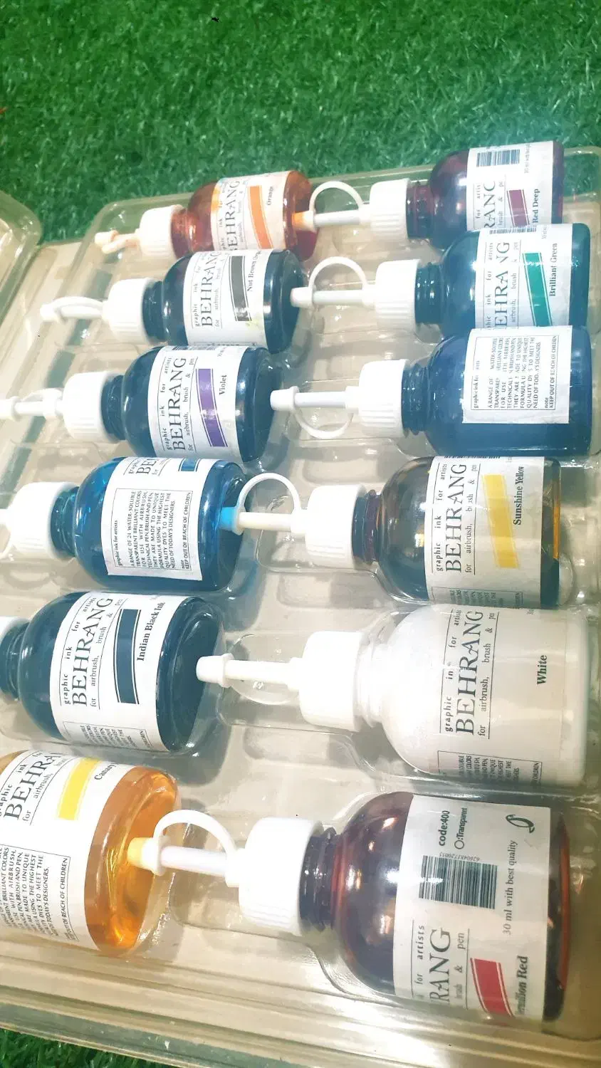 رنگ اکرولیک بهرنگ ۱۲ رنگ|لوازم التحریر|بوشهر, |دیوار