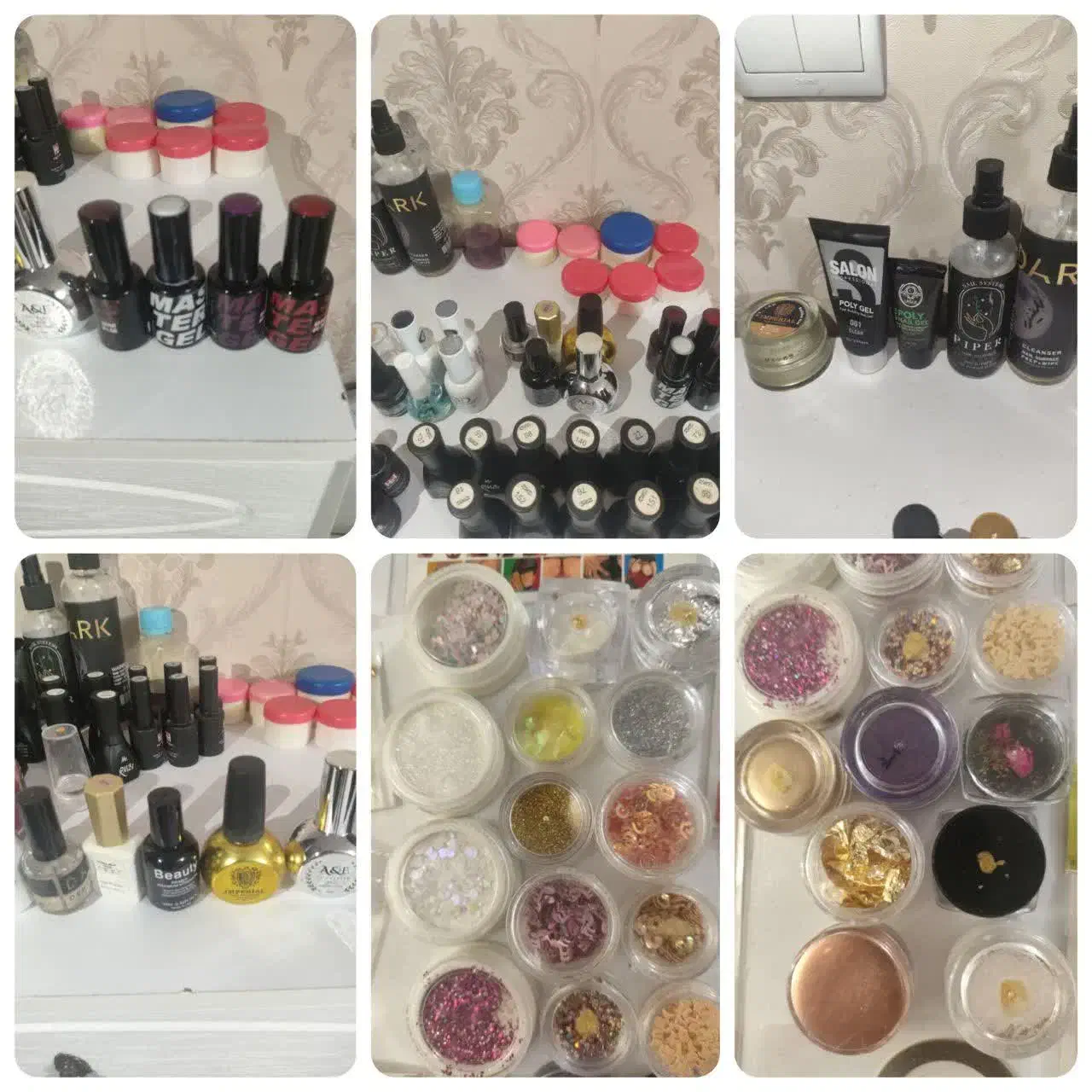 تمام وسایل کاشت ناخن اصلی بشرط|آرایشی، بهداشتی، درمانی|کرج, کیانمهر|دیوار