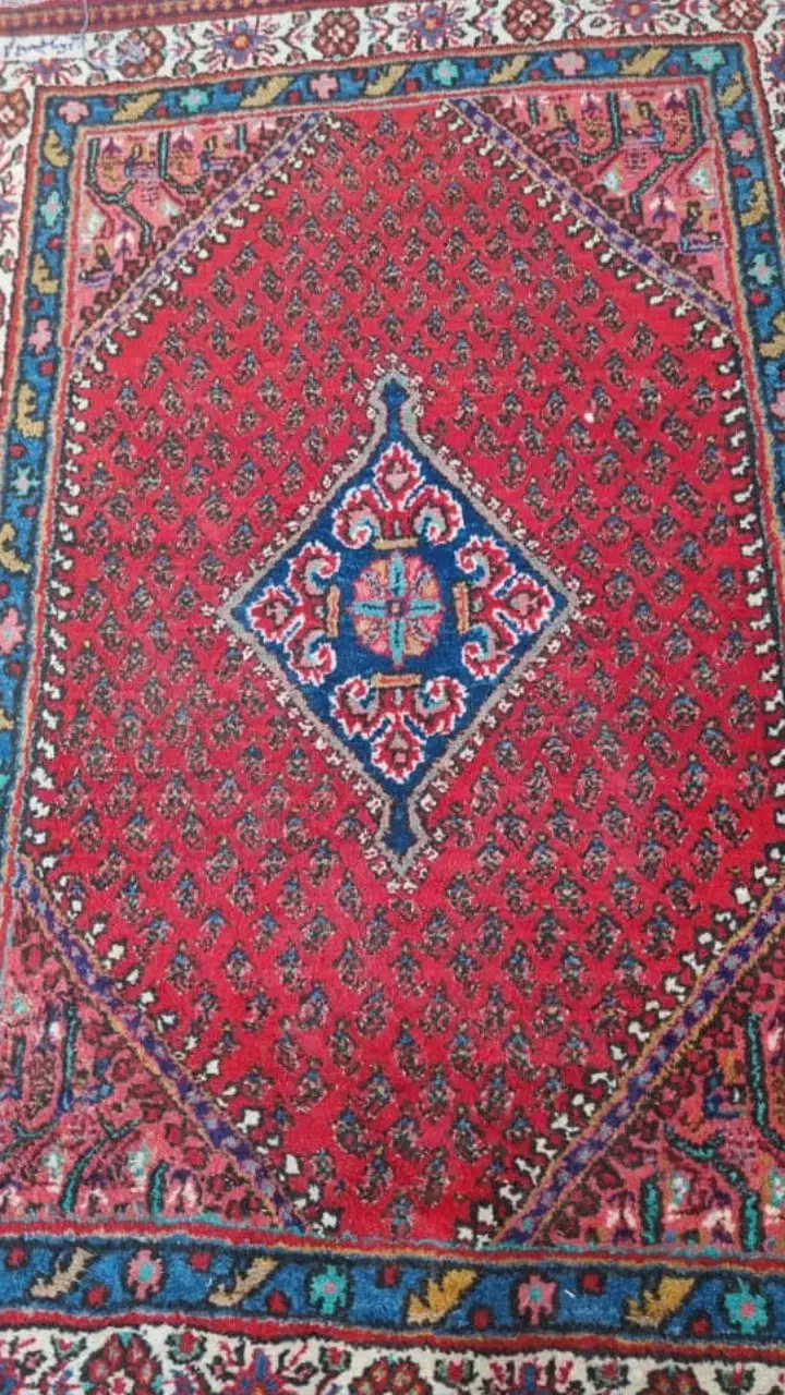 فروش ۳ عدد قالیچه زرونیم قدیمی سالم|فرش|بروجرد, |دیوار