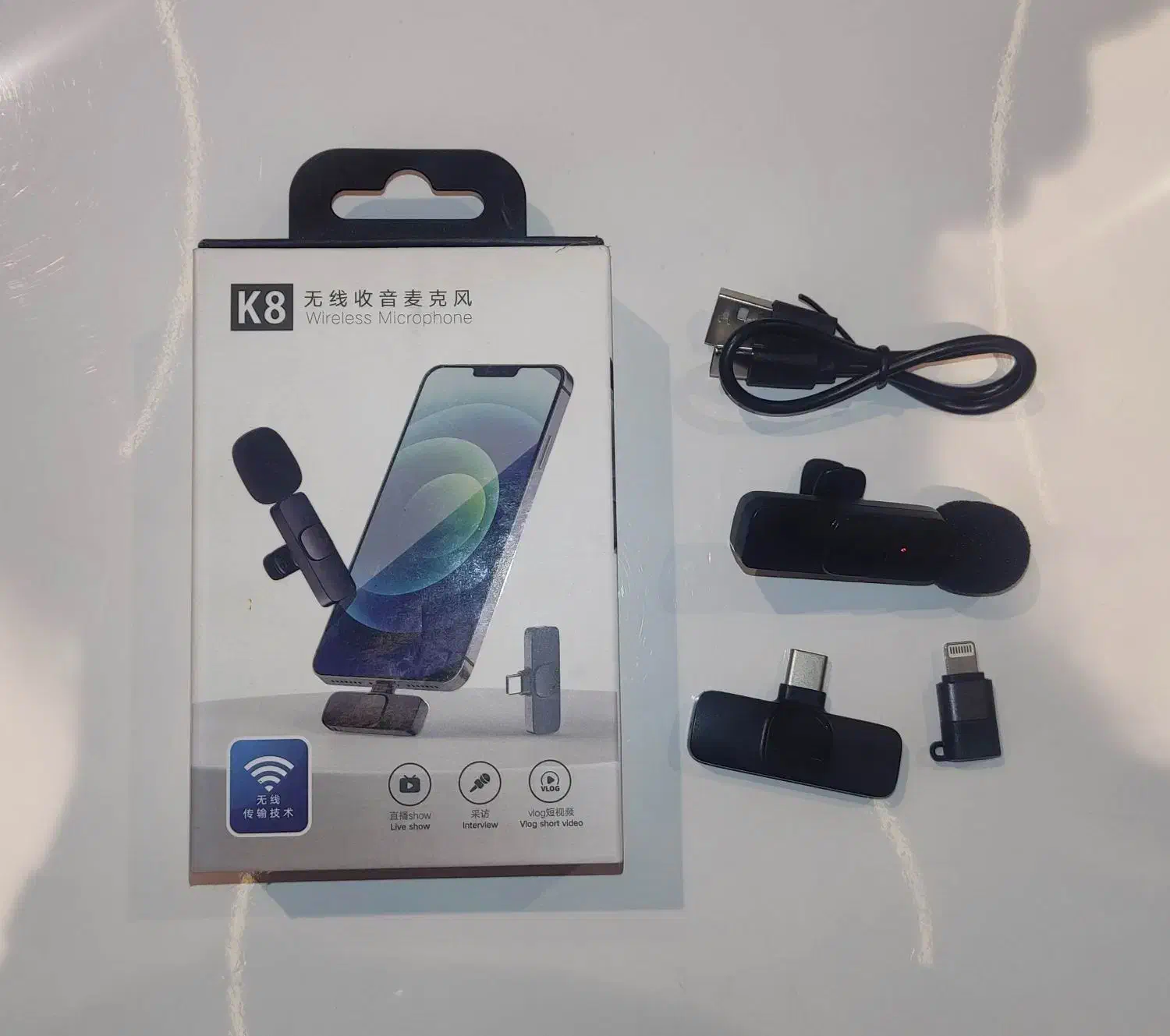 میکروفون یقه ای K8|لوازم جانبی موبایل و تبلت|تهران, حصار بوعلی|دیوار