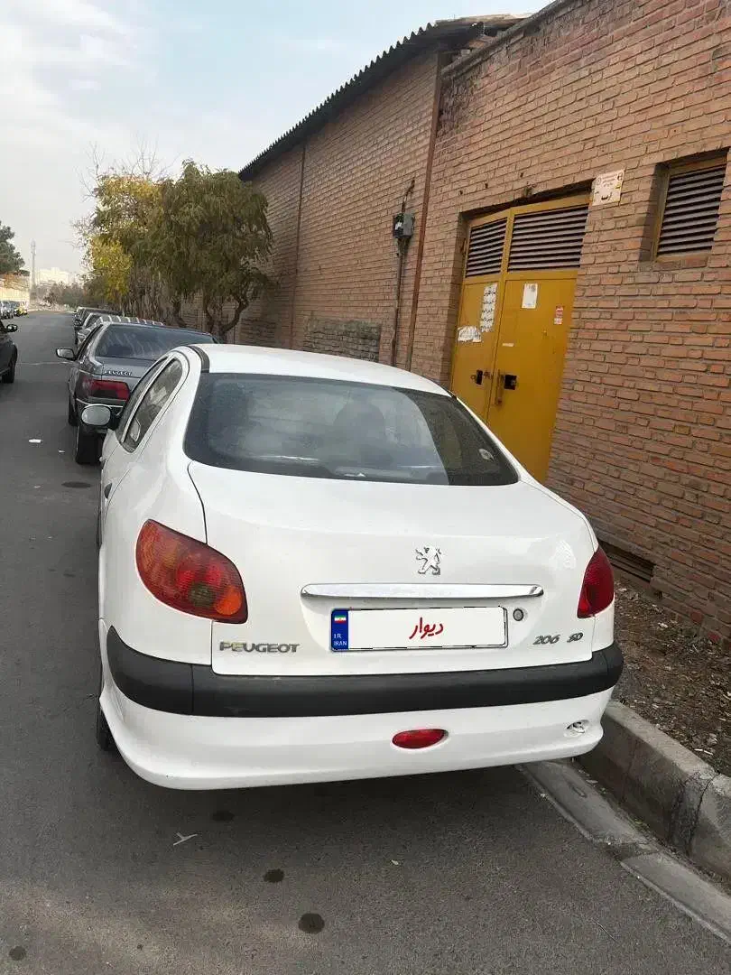 206 اس دی مدل ۸۹ v8|خودرو سواری و وانت|فردیس, نگارستان|دیوار