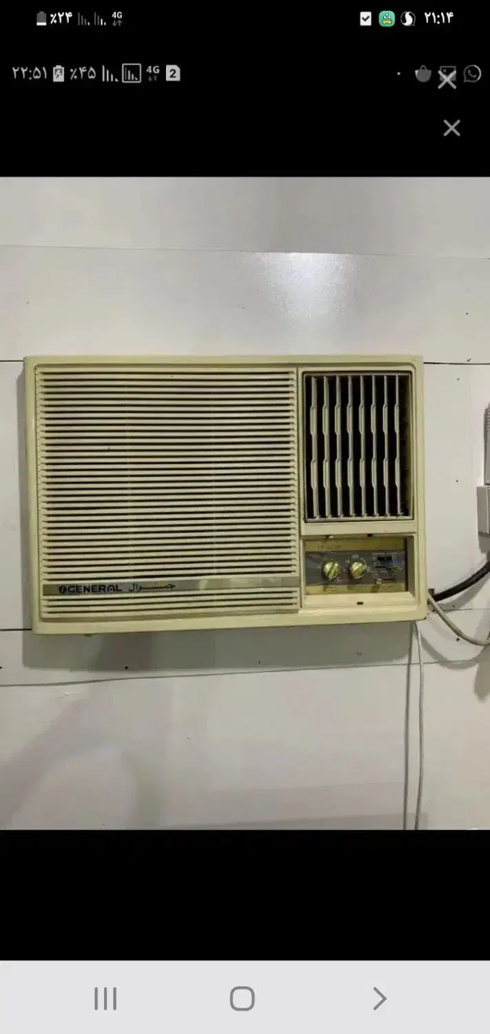 کولرگازی پنجره ای جنرال|کولر گازی و فن‌کوئل|یاسوج, |دیوار