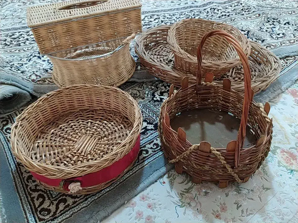 سبد حصیری|ظروف سرو و پذیرایی|ملارد, |دیوار