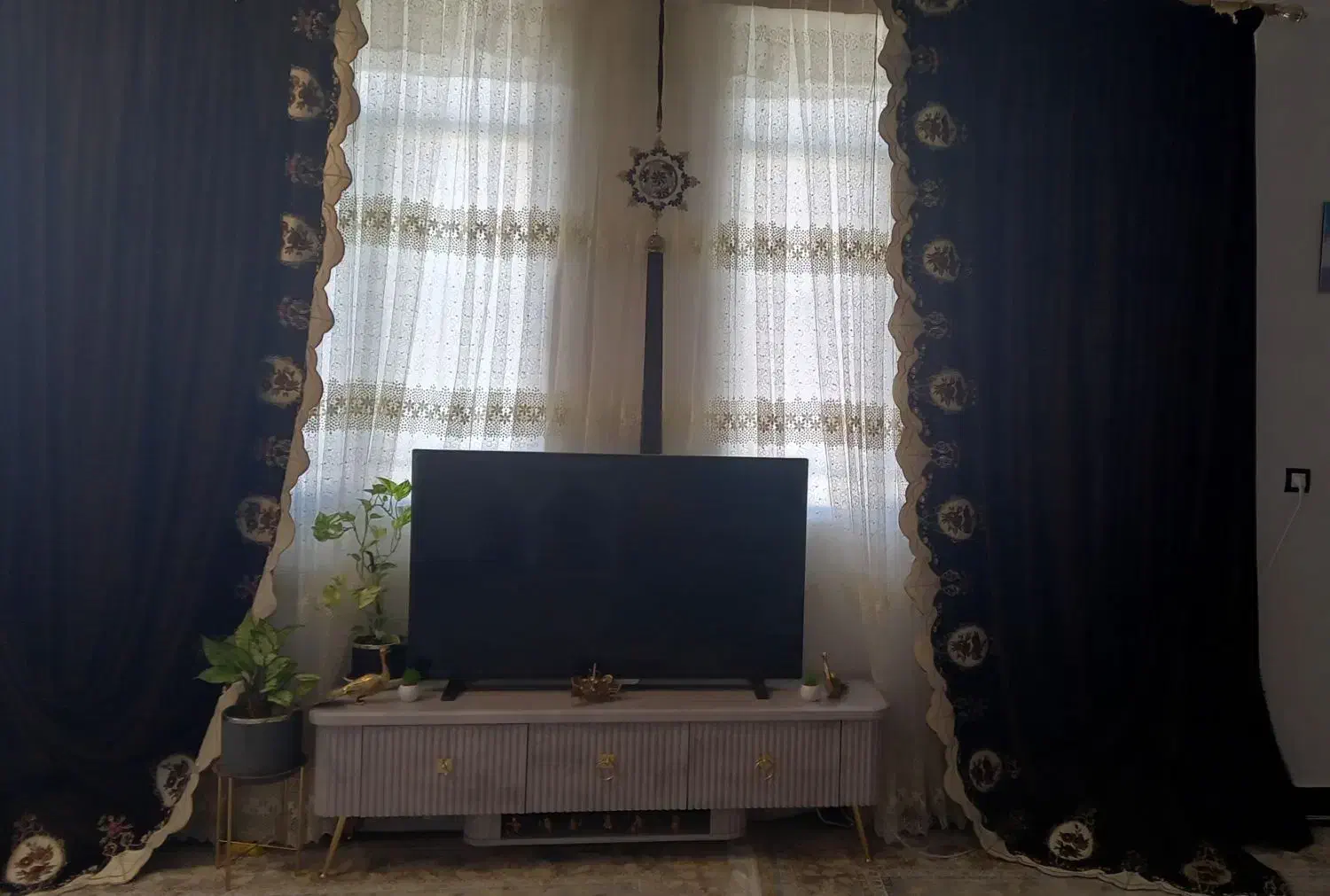 دو عدد والان سلطنتی|پرده، رانر، رومیزی|نهاوند, |دیوار