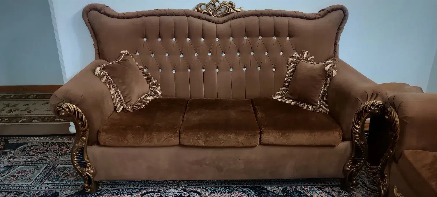 مبل راحتی(۸نفره)|مبلمان خانگی و میز عسلی|آمل, |دیوار