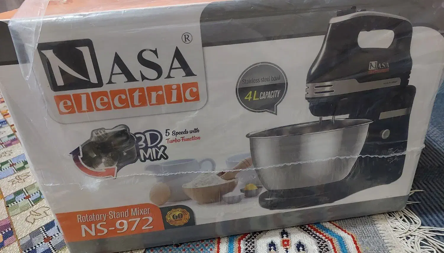 همزن کاسه ای مارک ناسا|خردکن، آسیاب، غذاساز|قم, زنبیل آباد|دیوار