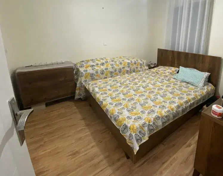 تختخواب دونفره همراه با خوش‌خواب و دو عدد پاتختی|تخت و سرویس خواب|تهران, سهروردی|دیوار