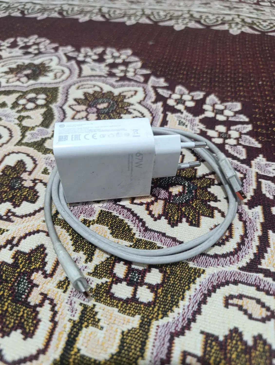 اداپتور 67وات شیائومی همراه کابل اصلی|لوازم جانبی موبایل و تبلت|سرولایت, |دیوار