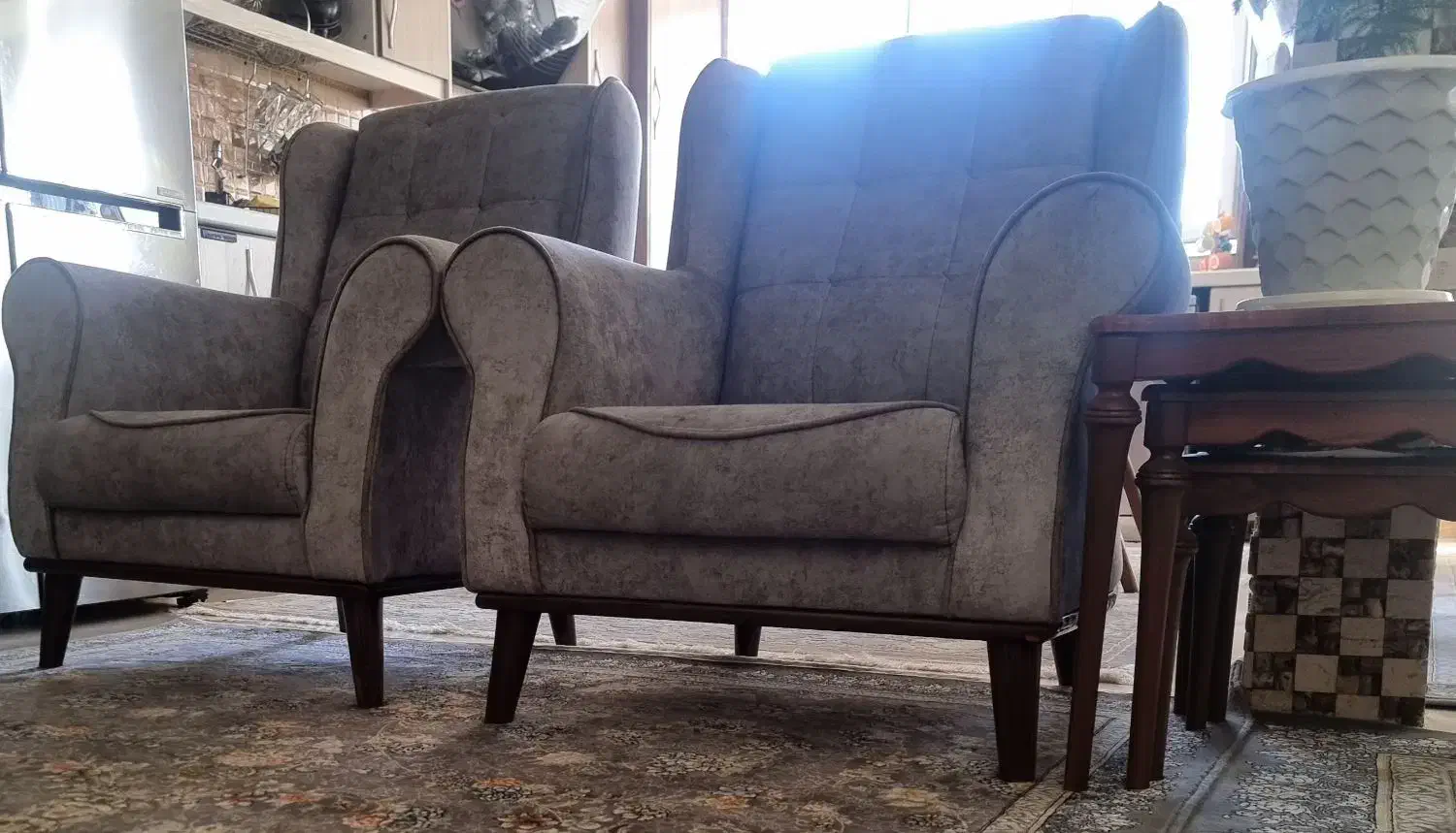 مبلمان ۸ نفره و عسلی|مبلمان خانگی و میز عسلی|سنندج, |دیوار