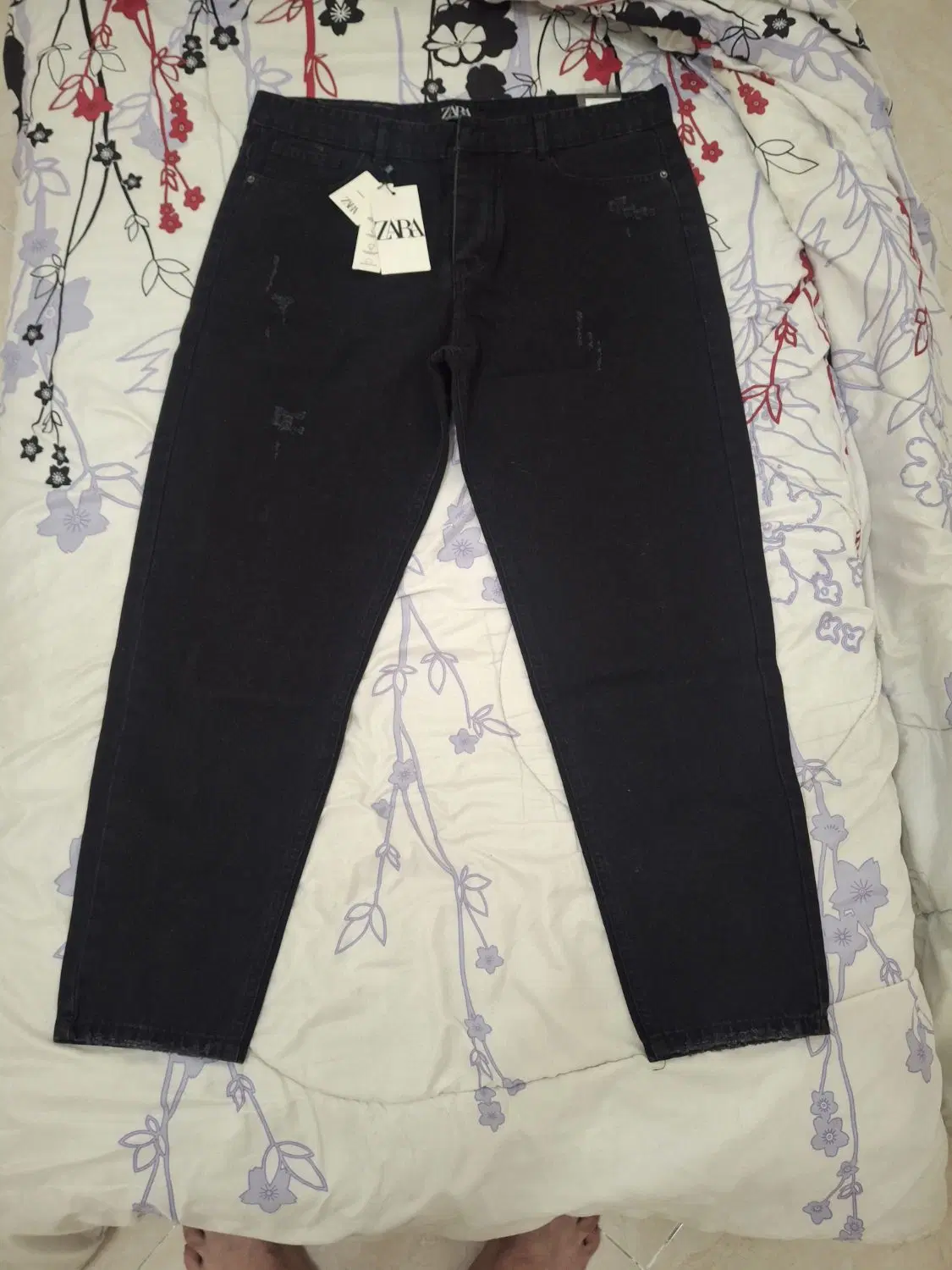 شلوار جین مام فیت مردانه مارک ZARA|لباس|تهران, عباسآباد|دیوار