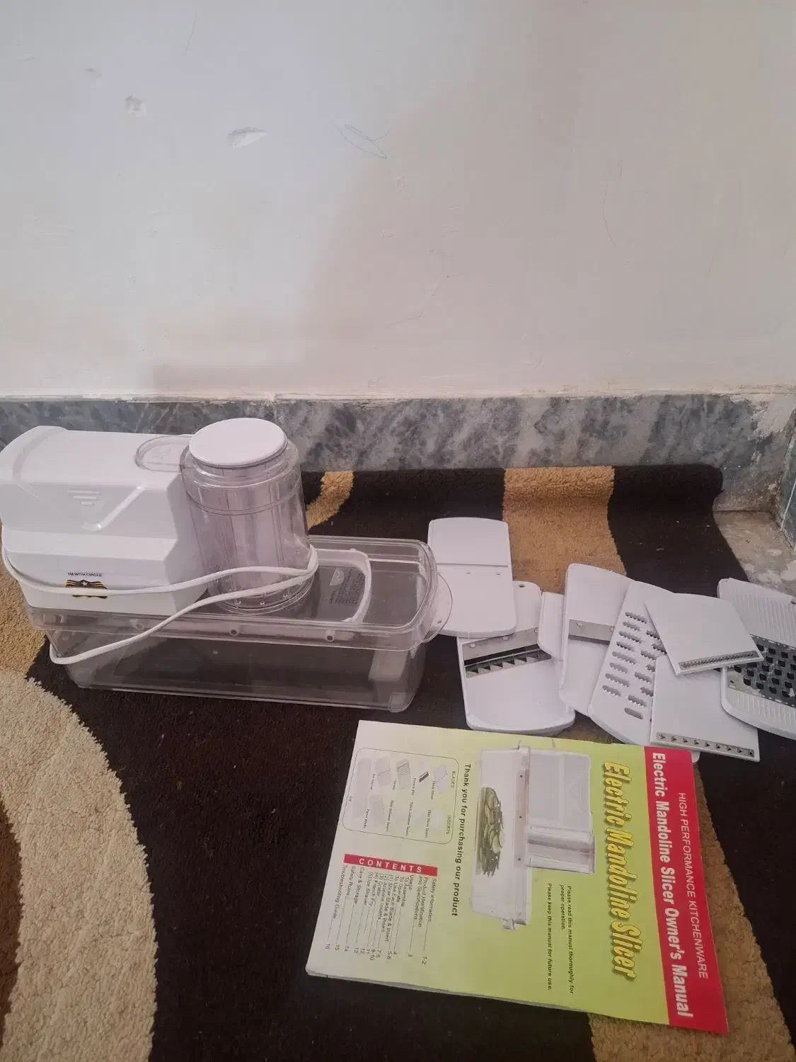 رنده برقی|خردکن، آسیاب، غذاساز|شازند, |دیوار