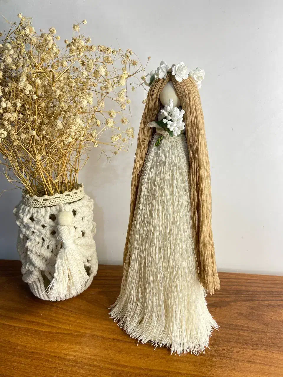 انواع فرشته مکرومه وگیفت عقدوتولدویلدا|مجسمه، تندیس، ماکت|فردیس, سرحدی|دیوار