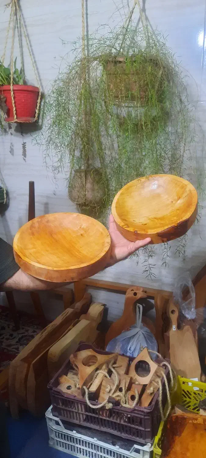 ظروف چوبی یلدایی|صنایع دستی و سایر لوازم تزئینی|رشت, یخسازی|دیوار