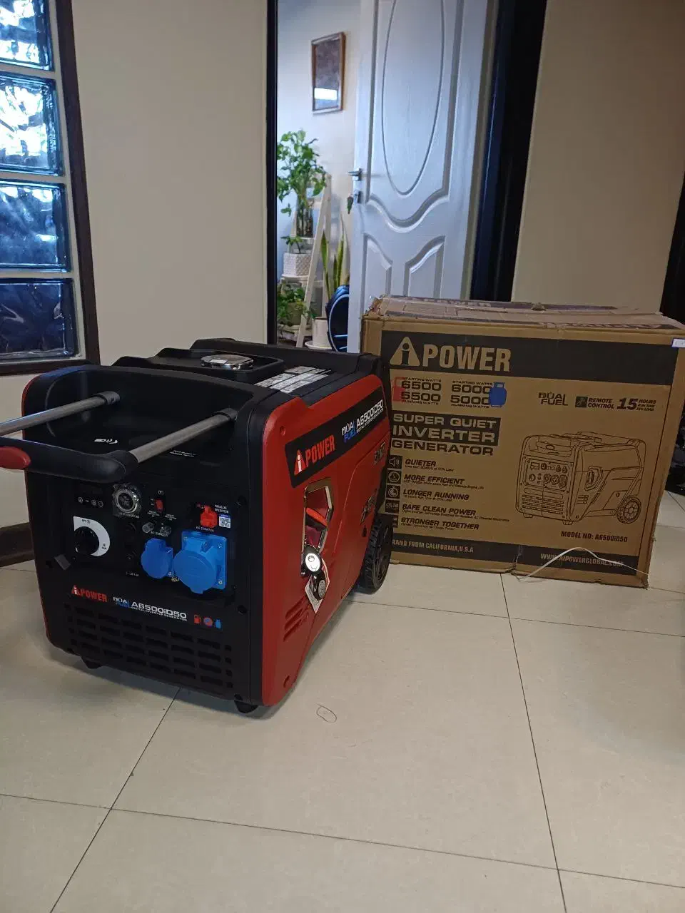 موتور برق ۶/۵ کیلووات سوپر سایلنت آی پاور|ماشین‌آلات صنعتی|پاکدشت, خاتون آباد|دیوار