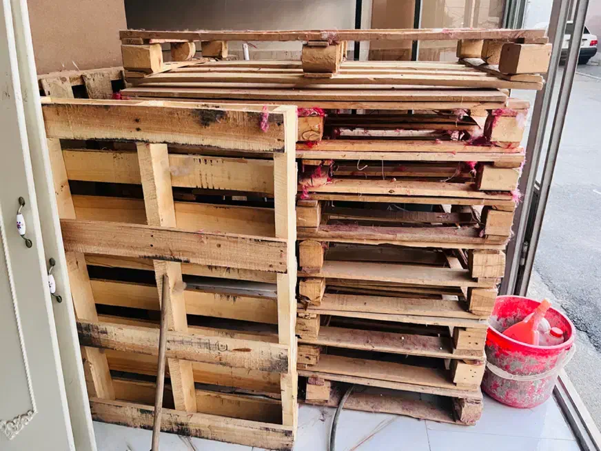 پالت چوبی ۱۲ عدد|مصالح و تجهیزات ساختمان|صباشهر, |دیوار