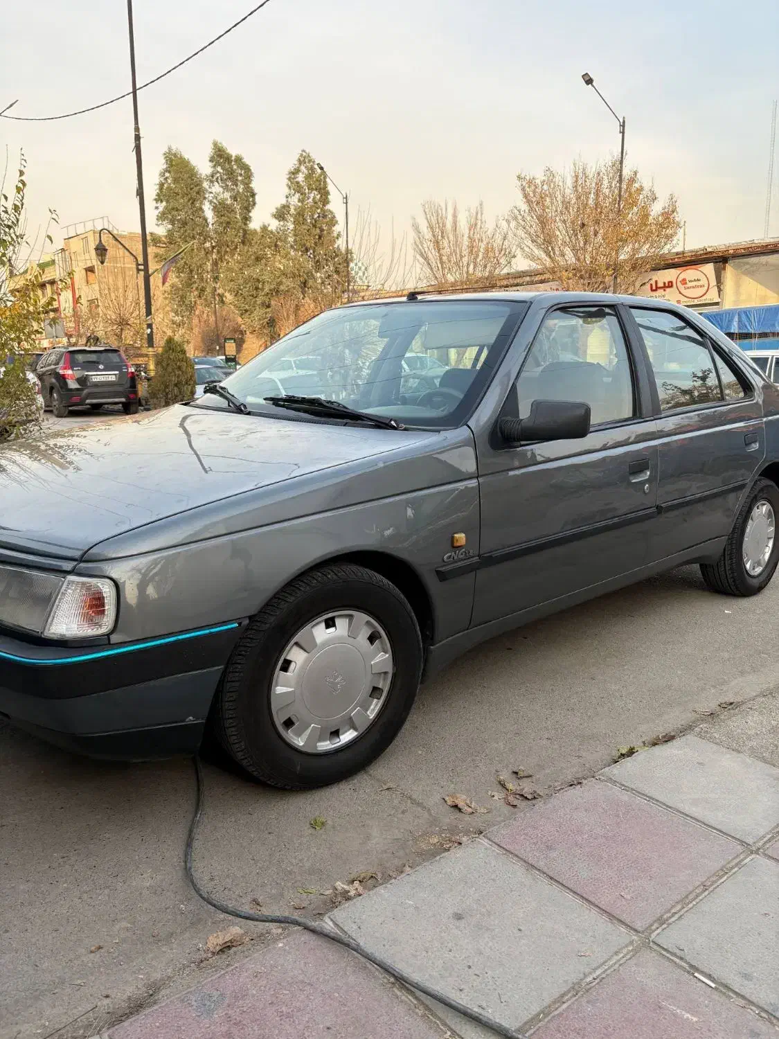 پژو خاکستری مدل ۹۱ دوگانه شرکتی|خودرو سواری و وانت|آفتاب, |دیوار