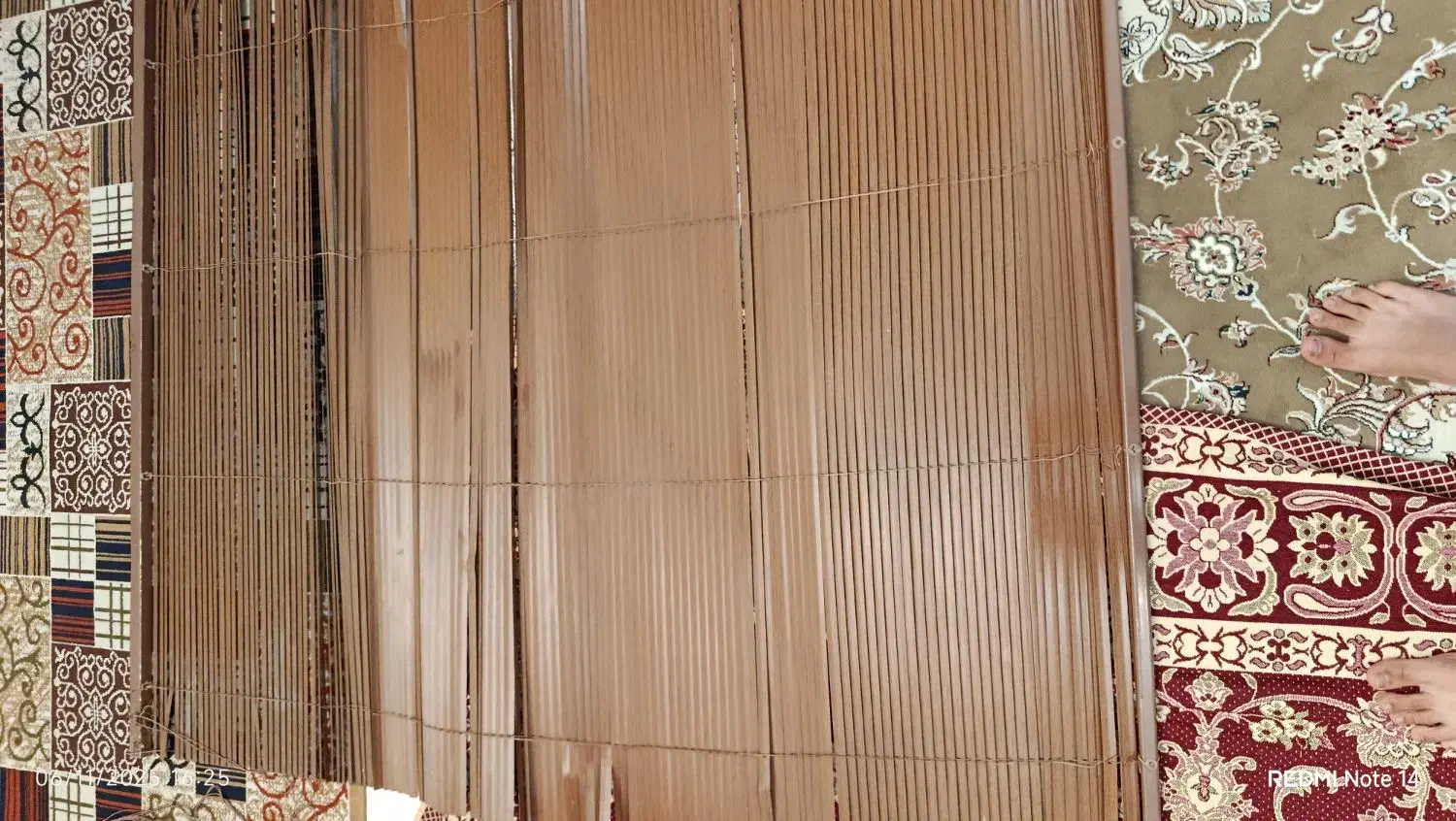 پرده کرکره ای سالم تو عکس بد افتاده|پرده، رانر، رومیزی|مشهد, عسگریه|دیوار