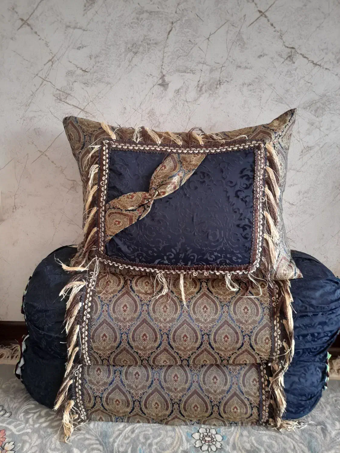 بالش سنتی|رختخواب، بالش، پتو|شهرضا, |دیوار