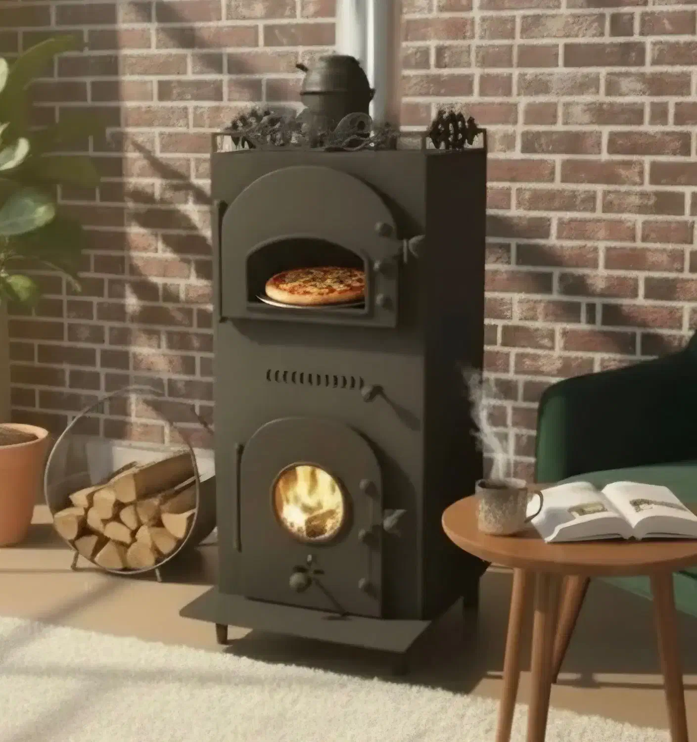 بخاری هیزمی فردار ورق ۳ میل دو طبقه مدل6678|بخاری، هیتر، شومینه|شهرکرد, |دیوار