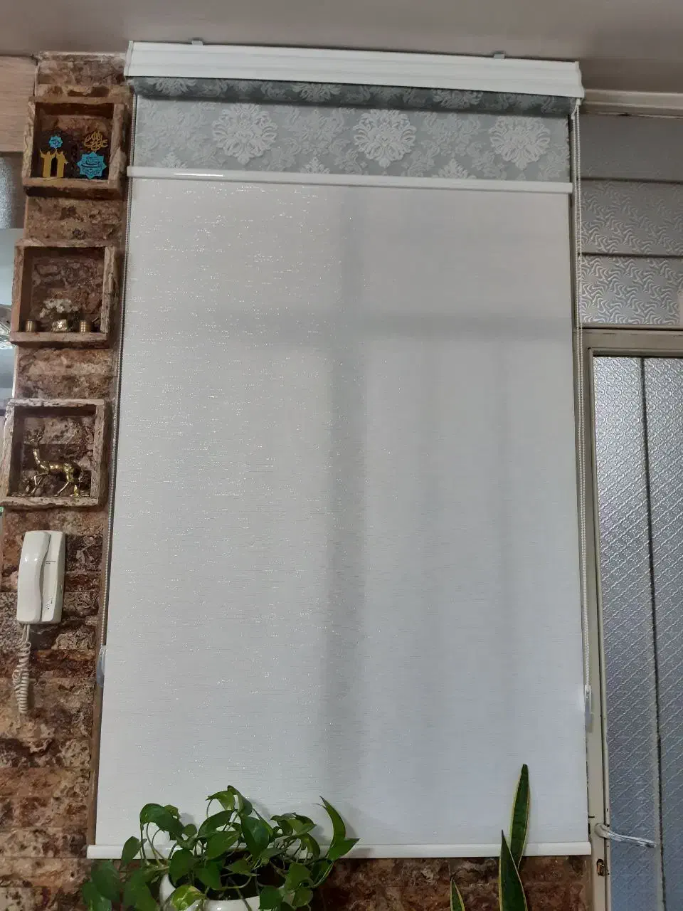 پرده زبرادومکانیزه پارچه ترک درحدنوتمیزوسالم|پرده، رانر، رومیزی|ری, شهرک نظامی|دیوار