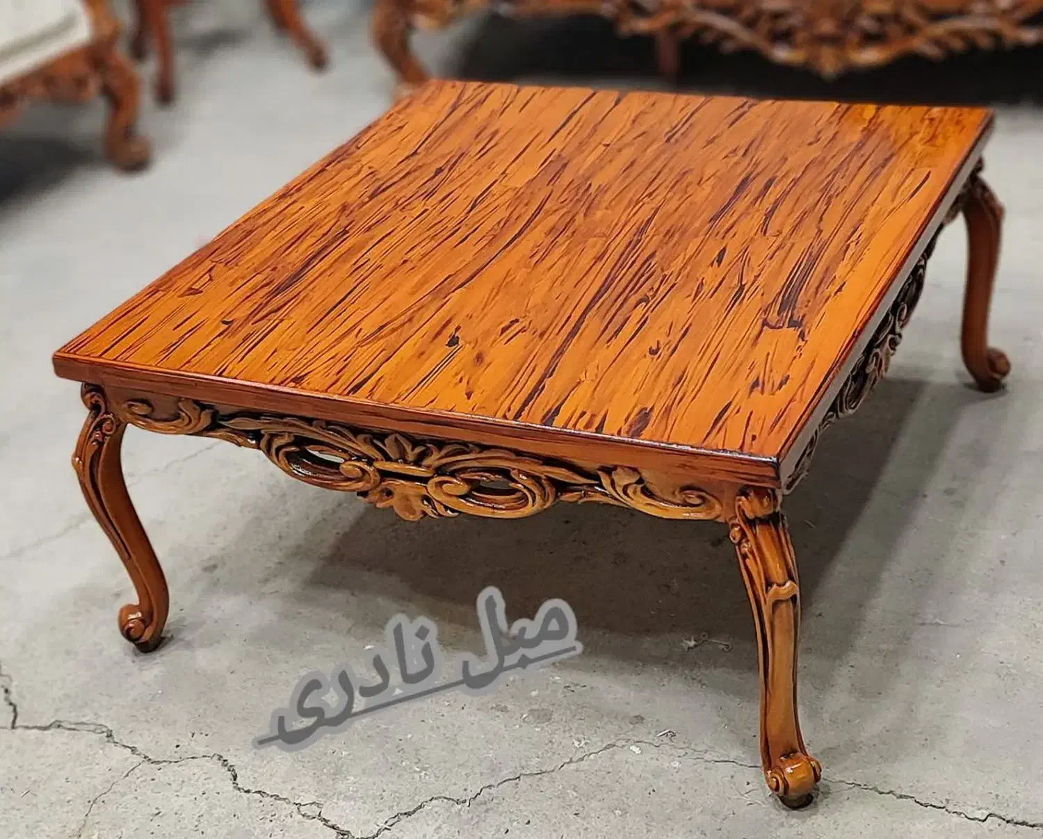 مبل شاه نشین سلطنتی کلاسیک کد ۸۰۲ دورومنبت چراغان|مبلمان خانگی و میز عسلی|چهاردانگه (تهران), |دیوار