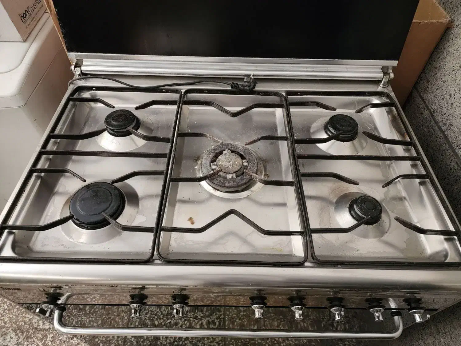 گاز پنج شعله تمام استیل فردار سینجر|اجاق گاز و لوازم برقی پختوپز|مشهد, امام رضا (ع)|دیوار