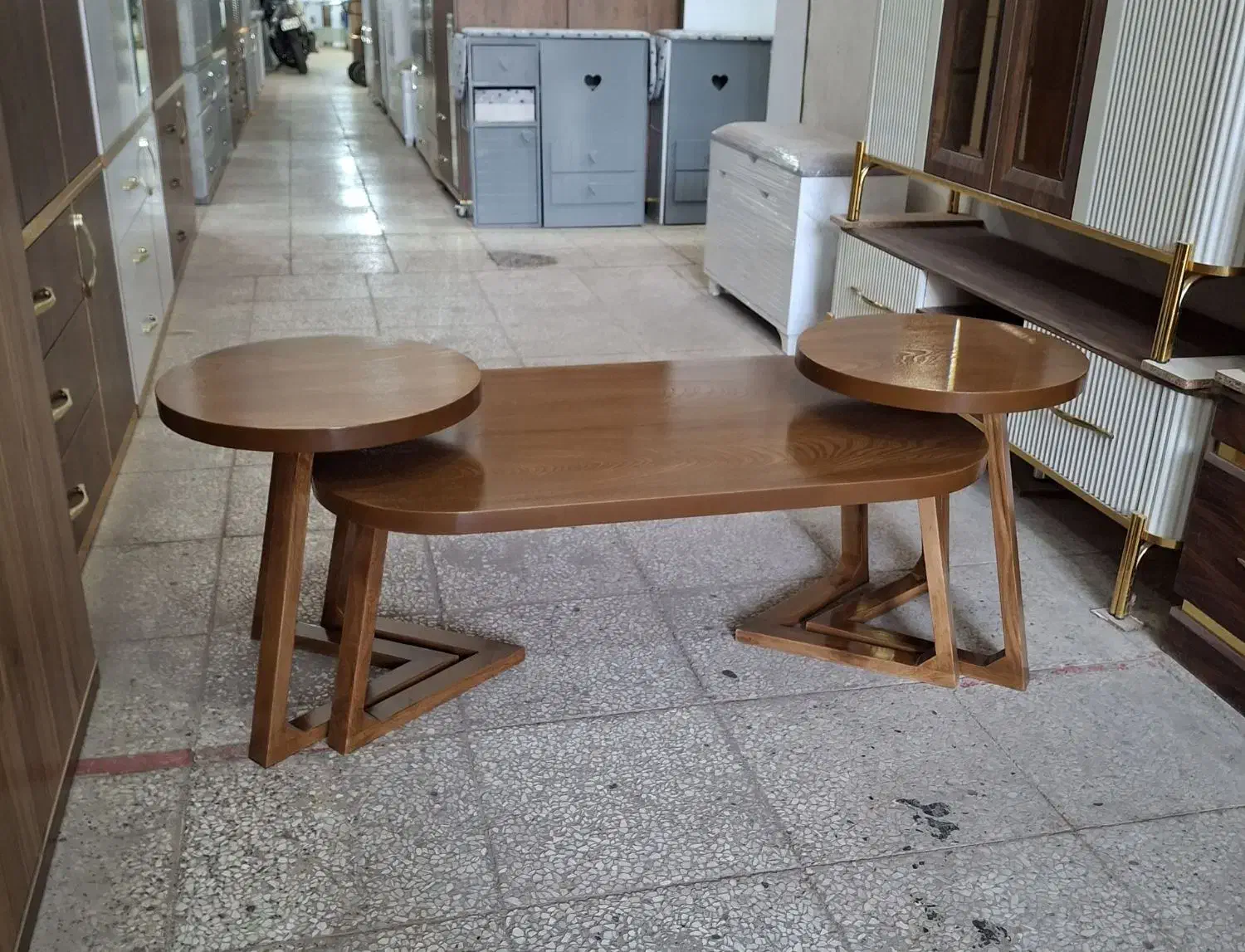 فروش ویژه جلومبلی چوبی کنذو/تولیدی انواع میزعسلی|مبلمان خانگی و میز عسلی|خمینیشهر, |دیوار