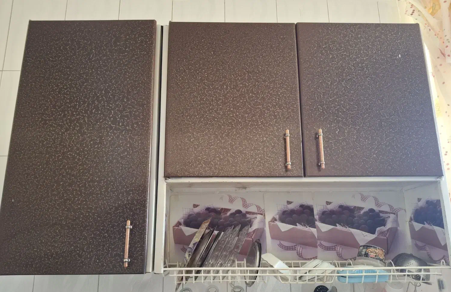 یک دست کابینت کار کرده بدونه خرابی|مصالح و تجهیزات ساختمان|گلپایگان, |دیوار