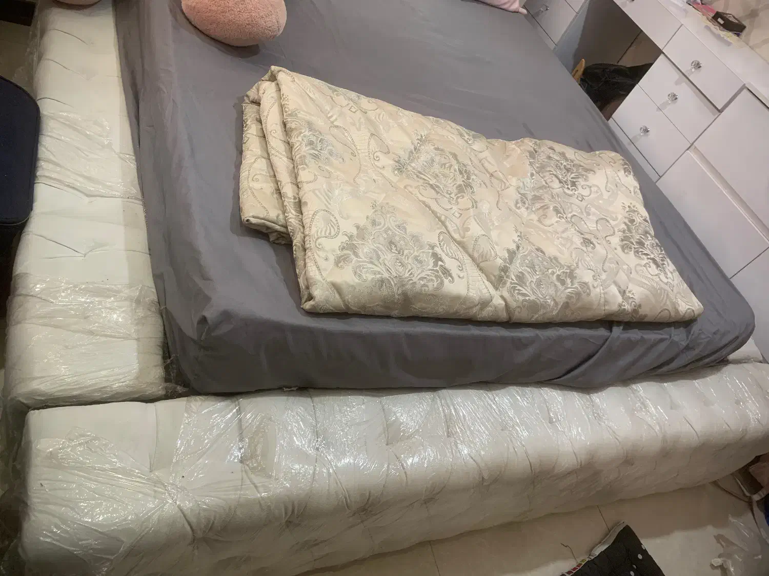 تخت دونفره نو|تخت و سرویس خواب|تهران, منیریه|دیوار