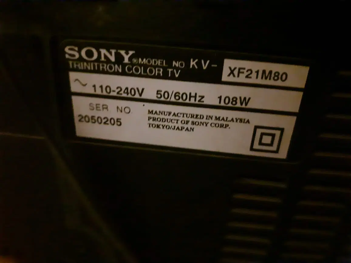 تلویزیون ۲۱ اینچ سونی Trinitron kv XF21M80|تلویزیون و پروژکتور|تهران, امجدیه (خاقانی)|دیوار