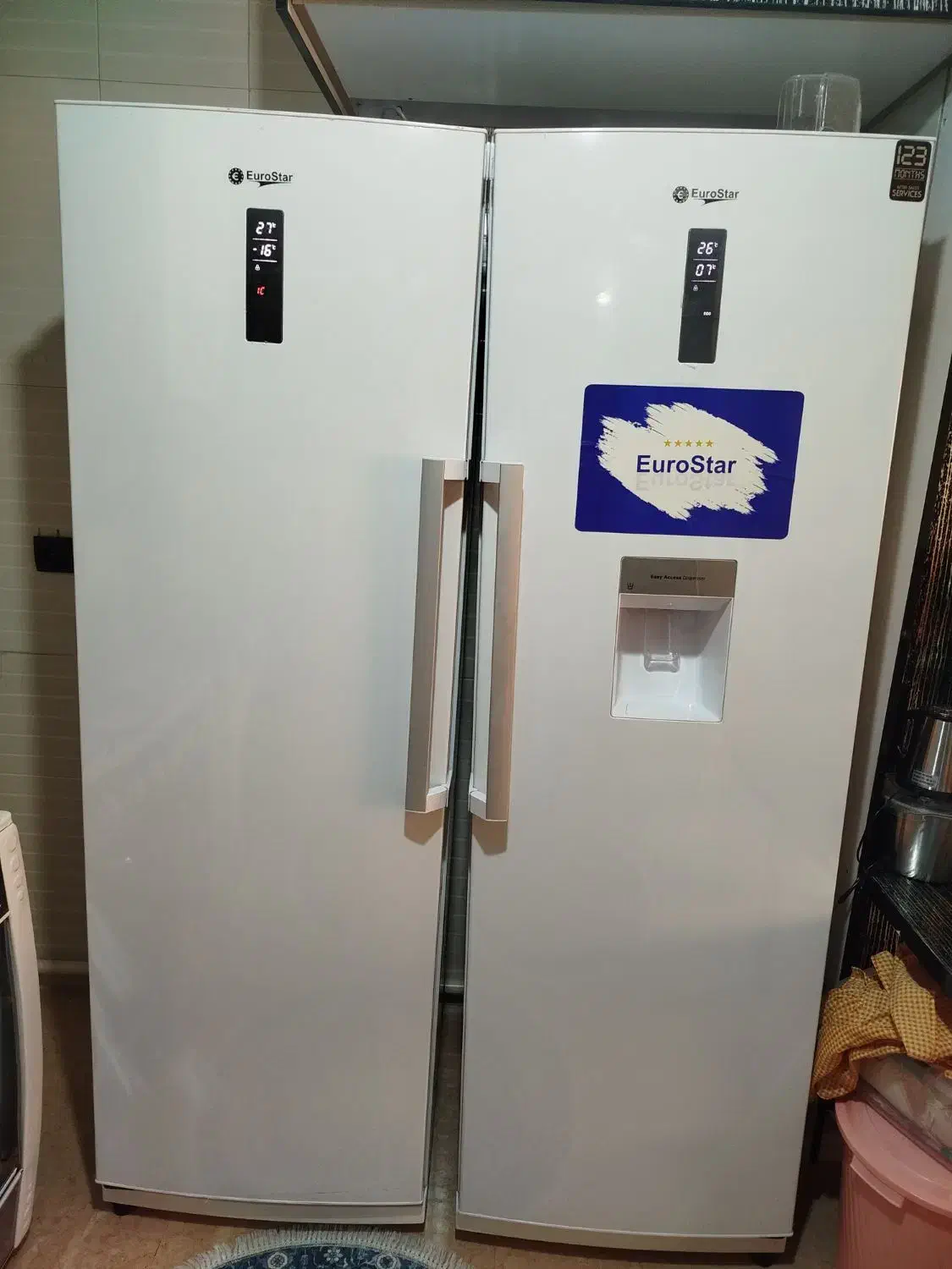 فروش یخچال دوقلو در حد خیلی نو|یخچال و فریزر|نظرآباد, شهرک فرهنگیان|دیوار