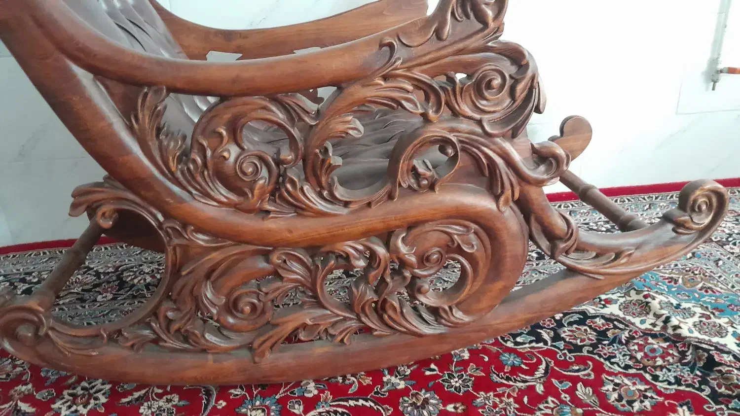 صندلی راک چوبی|مبلمان خانگی و میز عسلی|شاهین‌شهر, خبرنگار|دیوار