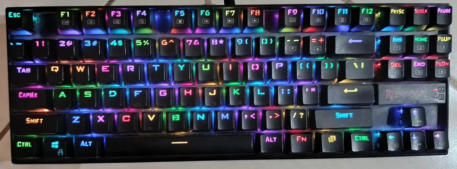 کیبورد مکانیکال Redragon Rgb گیمینگ ردراگون|قطعات و لوازم جانبی رایانه|تهران, شاهین|دیوار