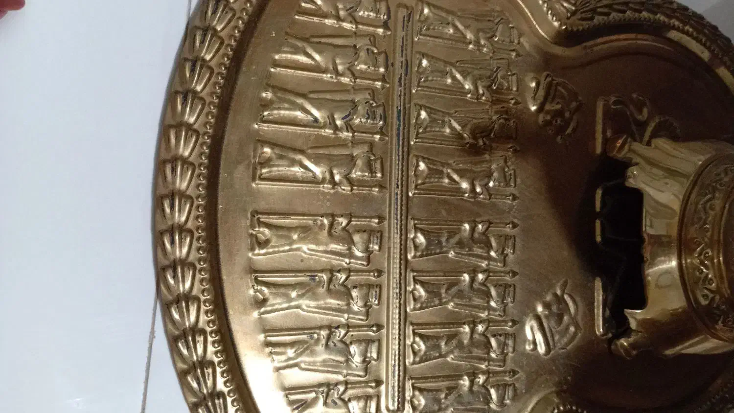 سماور ذغالی برنجی طرح هخامنش نو|سماور، چای‌ساز، قهوه‌ساز|مشهد, شهرک ابوذر|دیوار