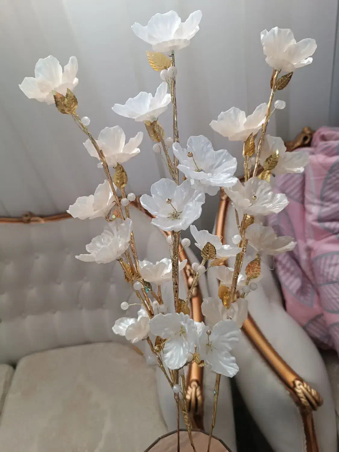 گل کریستالی|گل مصنوعی|مراغه, |دیوار