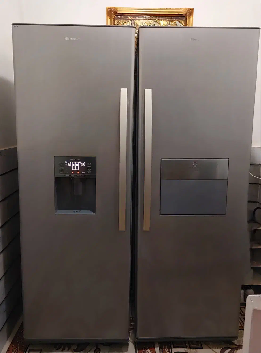 یخچال فریزر دوقلو هیمالیا مدل پانوراما پلاس سیلور|یخچال و فریزر|بوئین زهرا, |دیوار