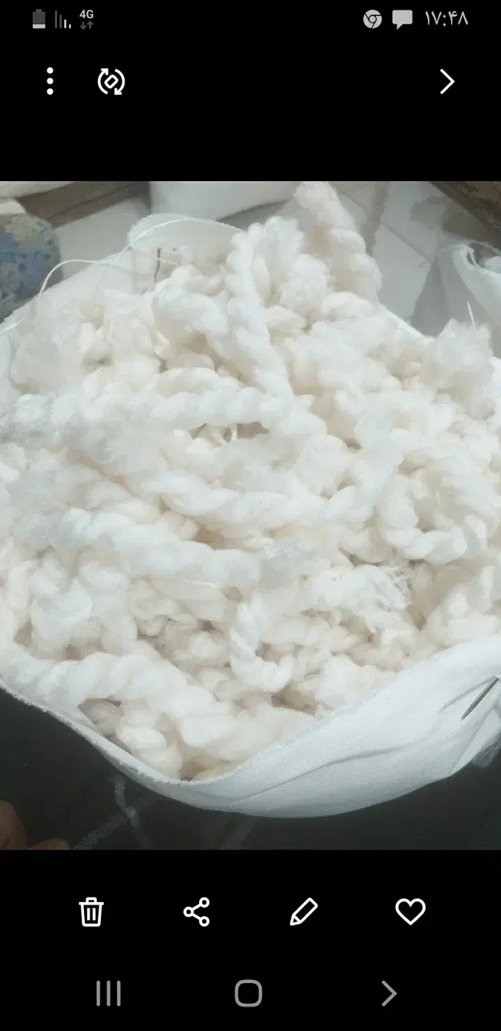 الیاف سفید پفکی ورنگی پفکی موجوده|رختخواب، بالش، پتو|دزفول, |دیوار