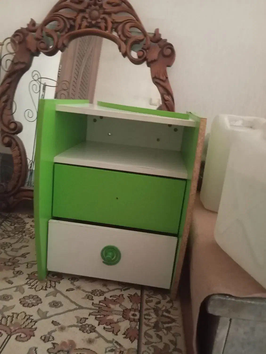 باکس کنار تخت  ام دی اف|تخت و سرویس خواب|قم, باسکول|دیوار