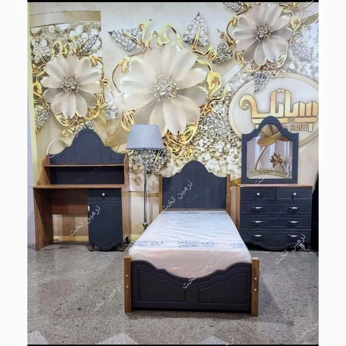 ( تخت خواب سرویس کامل / رنگ و مدل جدید|تشک تختخواب|کرج, ساسانی (قلمستان)|دیوار