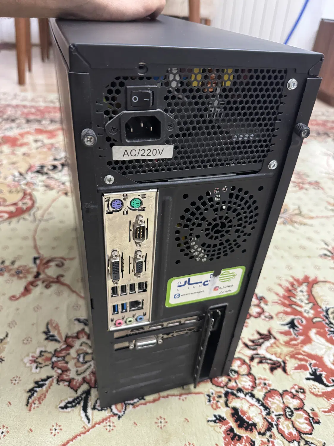 کیس میان رده rx580|رایانه رومیزی|تهران, فلسطین (میدان انقلاب)|دیوار