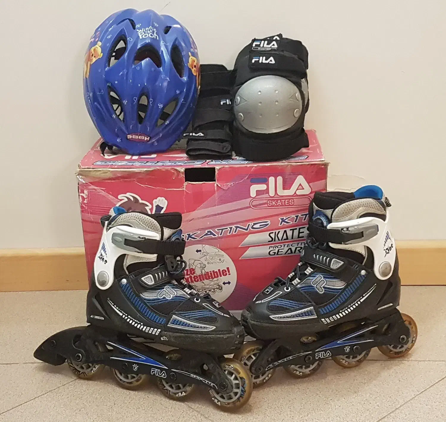 اسکیت فیلاX-one اصل همراه کلاه- اندازه قابل تنظیم|دوچرخه، اسکیت، اسکوتر|اصفهان, شمس آباد|دیوار