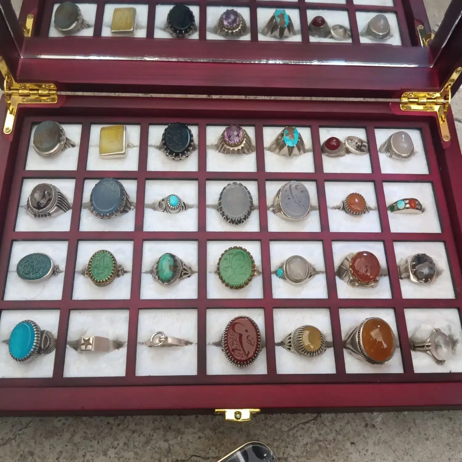 انگشتر نقره|جواهرات|بم, |دیوار