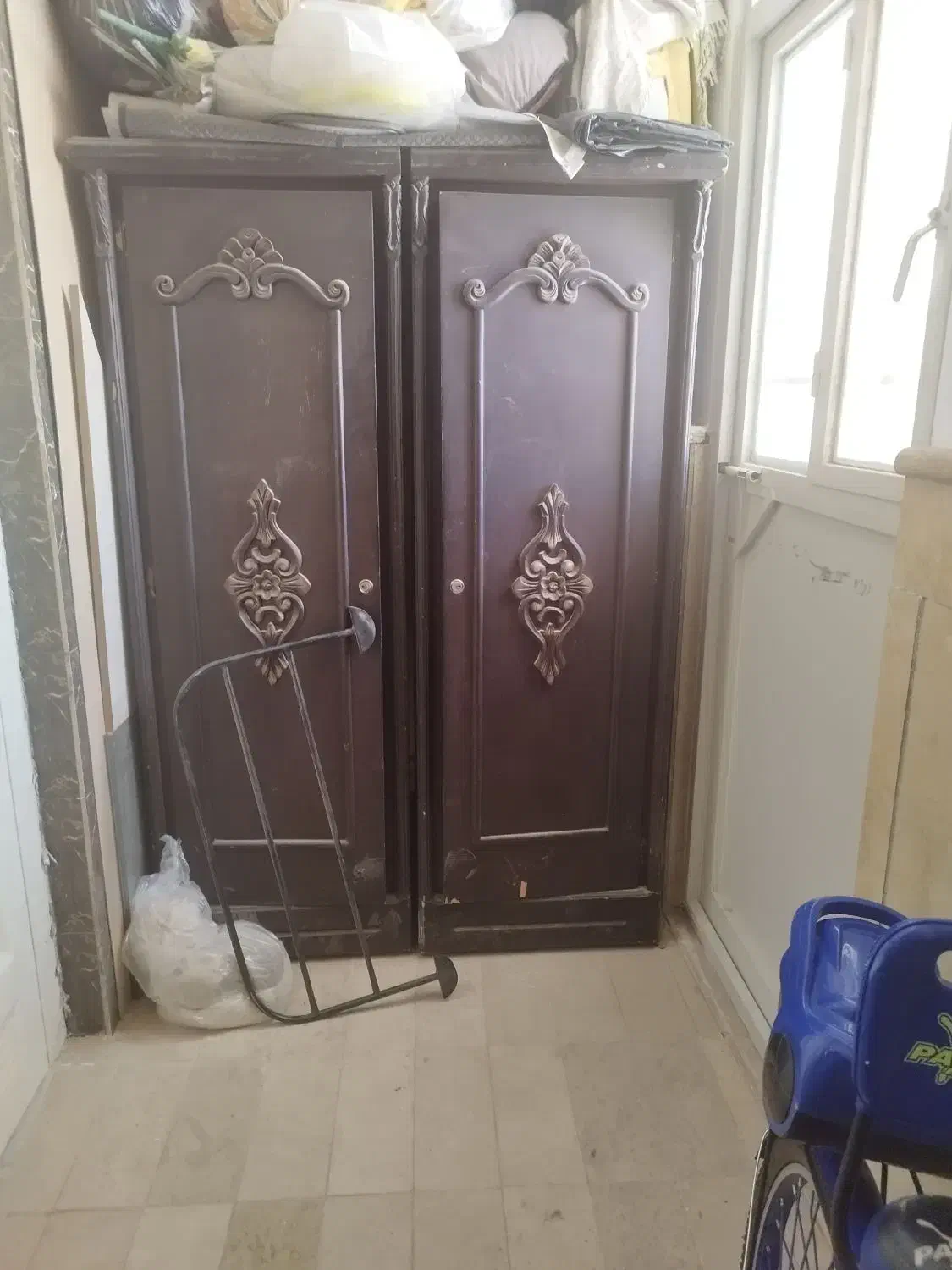 کمد لباس|جاکفشی، کمد، دراور|قم, ژاندارمها|دیوار