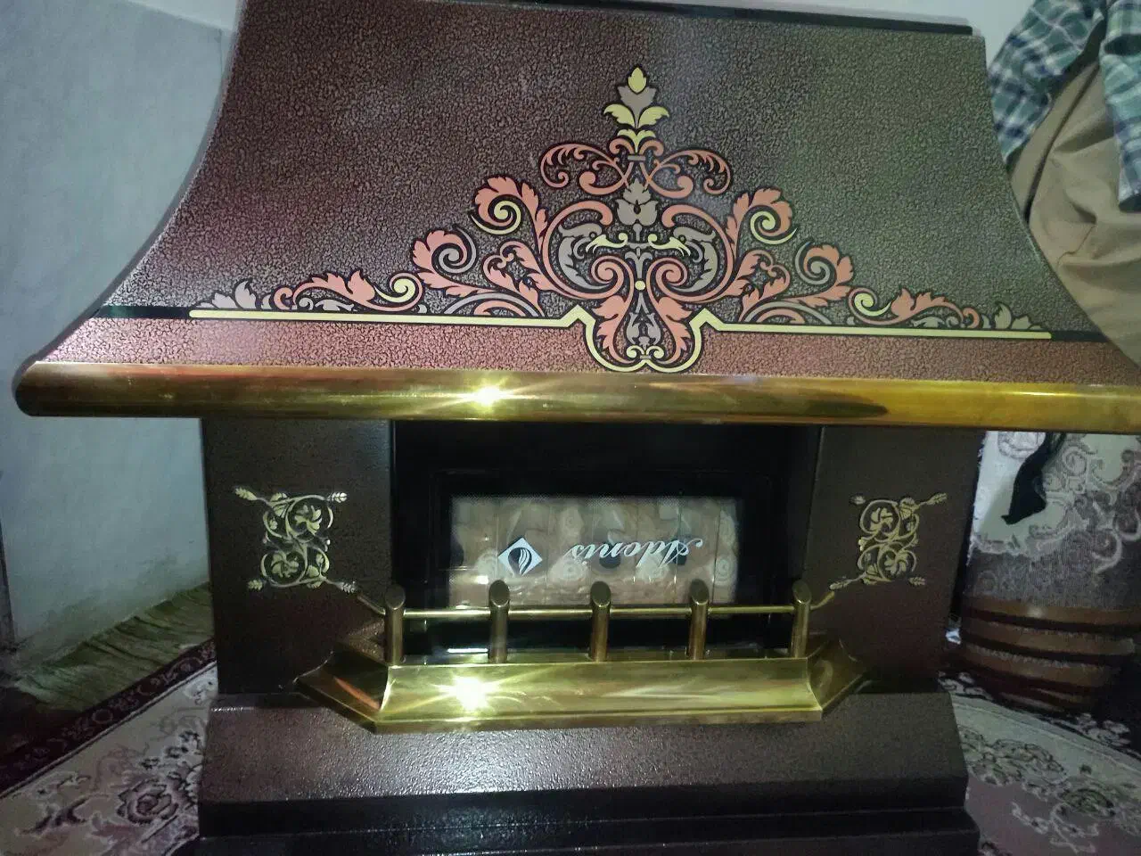 بخاری طرح شومینه ایران شرق|بخاری، هیتر، شومینه|جوانرود, |دیوار