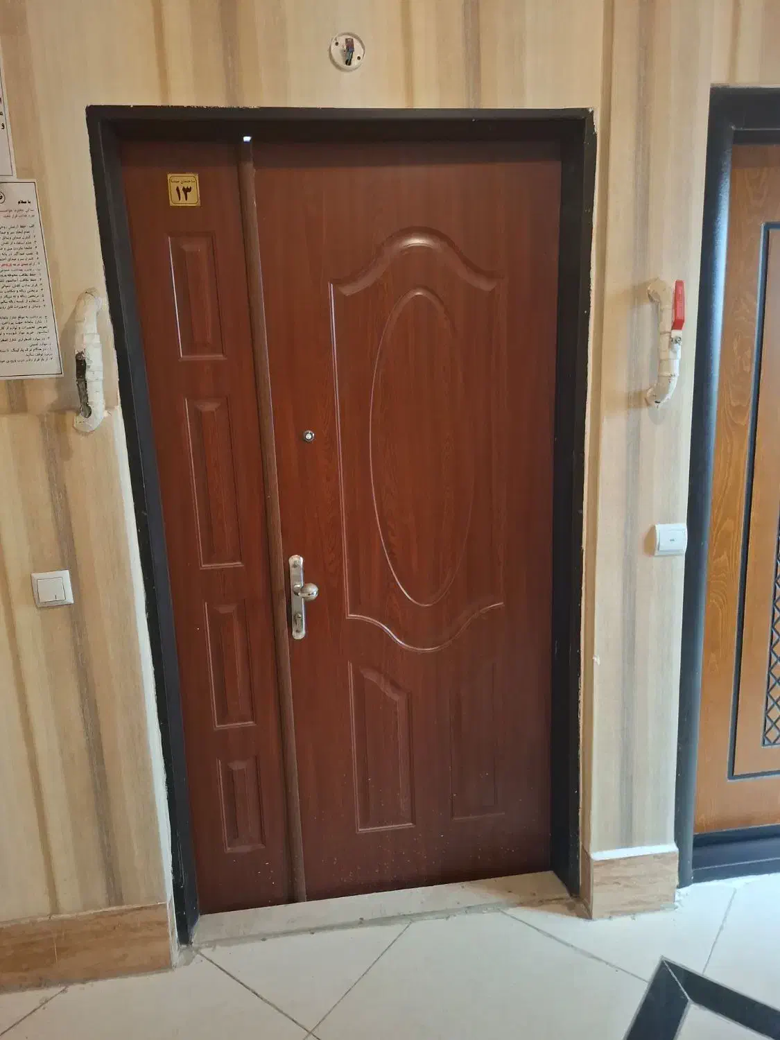 فروش درب چوبی ۲لت نو|مصالح و تجهیزات ساختمان|مشهد, جاهد شهر|دیوار